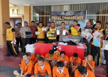 Terlibat Narkoba, 24 Warga Siak Ditangkap Polres Siak Dalam Sebulan