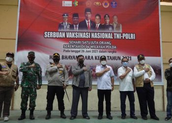 Kapolres Siak Ucapkan Terimakasih, Serbuan Vaksinasi Nasional Sehari Satu Juta Orang Divaksin Dalam Rangka Hari Bhayangkara Ke – 75 di Wilayah Kabupaten Siak Sukses Digelar
