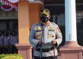 AKBP Gunar Pimpin Upacara Laporan Kenaikan Pangkat 56 Orang Personel Polres Siak