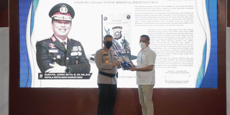 Kapolda Riau Lounching Aplikasi-