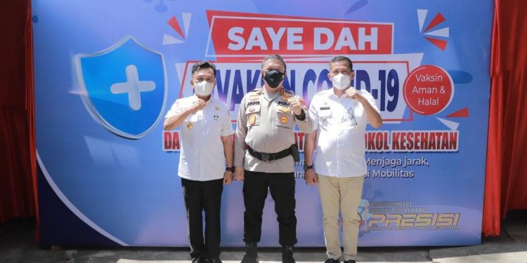 Vaksin Center Polres Meranti.