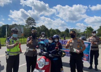 Dalam Rangka  Ops Zebra Lancang Kuning 2021, Satlantas Polres Siak