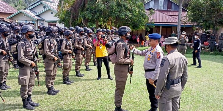 Latihan Berganda Brimob Remaja