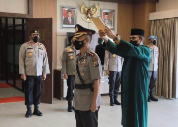 Dilantik Kapolda, AKBP Wendry Purbiyantoro SH Resmi Jabat Direktur Binmas Polda Riau.