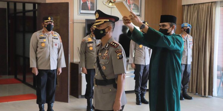 Dilantik Kapolda, AKBP Wendry Purbiyantoro SH Resmi Jabat Direktur Binmas Polda Riau.