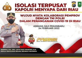 Kapolri Jenderal Listyo Sigit Kunjungi Riau, Hari Ini Tinjau Isoter