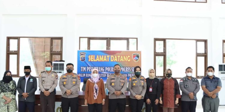 Tim Puslitbang Polri Lakukan Penelitian di Polres Siak