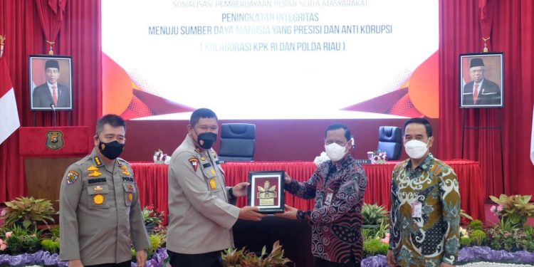 Pertama Dilakukan, KPK Kolaborasi Dengan Polda Riau Lakukan Pencegahan Korupsi