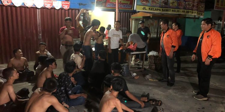 Antisipasi C3, Premanisme dan Geng Motor Di Wilayah Kota, Direktorat Krimum Polda Riau Gelar Patroli.