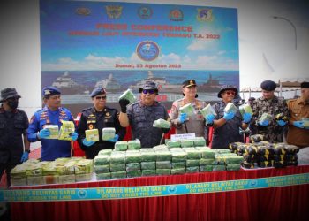 Operasi Laut Interdiksi Terpadu 2022 Ditutup Resmi, Ka BNN RI : Sabu 177,4 KG dan Ekstasi 19.700 Disita, 7 Pelaku Dibekuk.