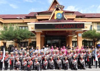 Meriahkan Hari Lalulintas Bhayangkara Ke – 67, Satlantas Polres Siak Tampilkan Beberapa Atraksi Dan Pocil Yang Memukau