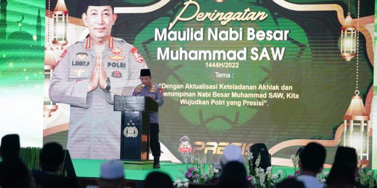 Peringati Maulid Nabi Muhammad SAW, Kapolri: Sinergitas Elemen Bangsa Wujudkan Persatuan