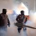 Dalam Rangka Hari Santri Nasional 2022 Personil Polres Siak Fogging Pesantren Di Bungaraya