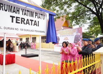 Sempena Ulang Tahun Brimob ke 77, Kapolda Riau Resmikan Rumah Yatim Piatu ‘Teratai’