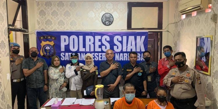 Bentuk Keseriusan Berantas Narkoba, Polres Siak Kembali Musnahkan Barang Bukti 21,89 Gram Narkotika Jenis Shabu