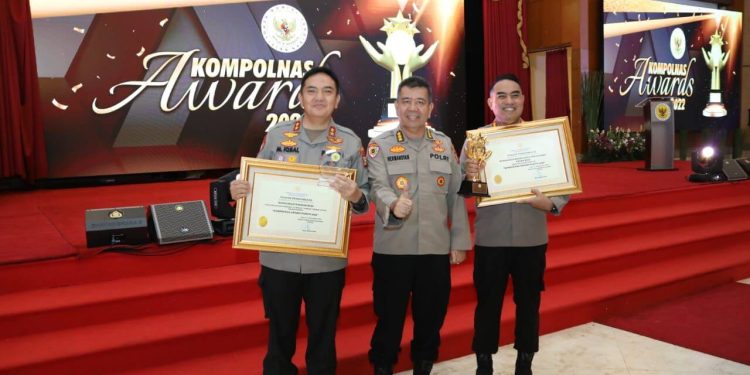 Polresta Pekanbaru Raih Predikat Terbaik 1 Kompolnas Award Tahun 2022
