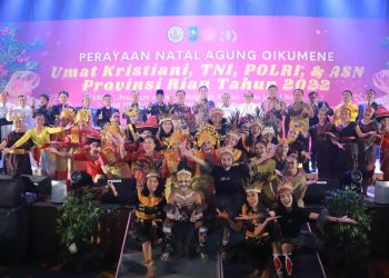 Kapolda Riau Irjen Iqbal Pada Perayaan Natal Gabungan ; Jaga Kerukunan Antar Umat Beragama