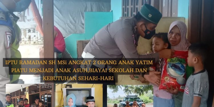 Iptu Akhir Ramadhan Sosok Polisi Penolong, Bantu Renovasi Musholla dan MDTA hinga Biayai Sekolah Anak Yatim Piatu