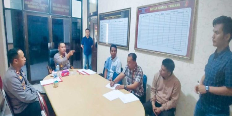 Polres Siak Tetapkan Empat Orang Menjadi Tersangka Pasca Keributan Antara Petugas Pengamanan Swakarsa PT.DSI Dengan Eks Pekerja PT.Karya Dayun