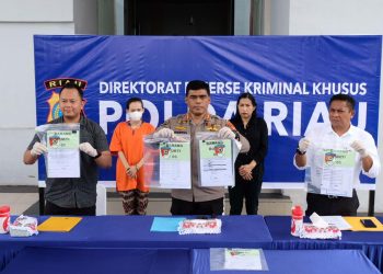 Polda Riau Ungkap Tindak Pidana Perbankan Kerugian 6,7 Milyar, Mantan Relationship Manager Bank Dibekuk