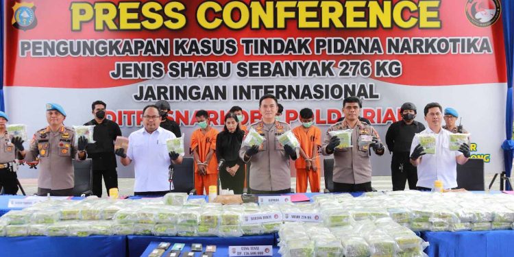 Terbesar Dalam Sejarah Pengungkapan Narkoba Oleh Polda Riau