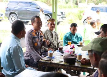 Polres Siak Jumat Curhat Di Kampung Buantan Besar