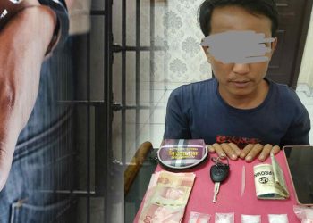 TS (31) diamankan Satres Narkoba Polres Siak