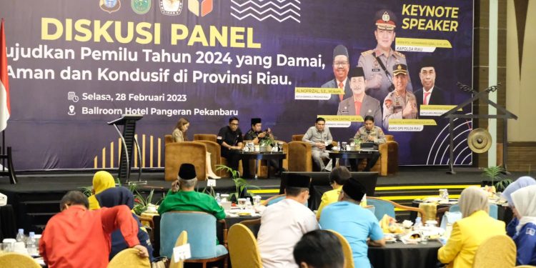 Polda Riau Inisiasi Diskusi Panel Bersama Penyelenggara dan Parpol