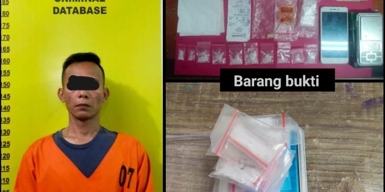 Simpan 10 Paket Diduga Narkotika Jenis Shabu, JP Diamankan Team Satres Narkoba Polres Siak
