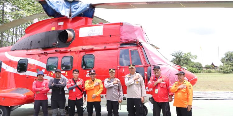 Kapolres Siak Polda Riau AKBP Ronald Sumaja Pimpin Anev dan Konsolidasi serta buka pelatihan gabungan dalam rangka mengoptimalkan Back-Up HeliTrack