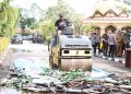 Ciptakan Rasa Aman Menjelang Ramadhan, Polres Siak Musnahkan Ratusan Minuman Keras dan Puluhan Knalpot Brong