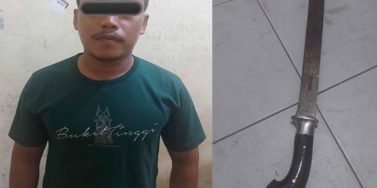 Reskrim Polsek Lubuk Dalam Amankan Pelaku Penganiayaan di Dusun Sidodadi