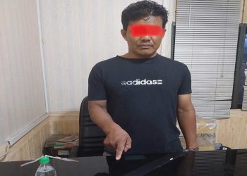 Tim Opsnal Polsek Tualang Kembali Menangkap Seorang Pria Saat Sedang Melakukan Transaksi Narkoba