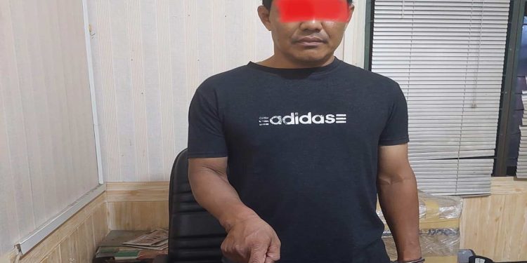 Tim Opsnal Polsek Tualang Kembali Menangkap Seorang Pria Saat Sedang Melakukan Transaksi Narkoba