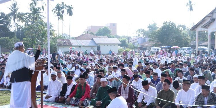 106 Personil Polres Siak Disebar amankan Pelaksanaan Sholat Idul Fitri