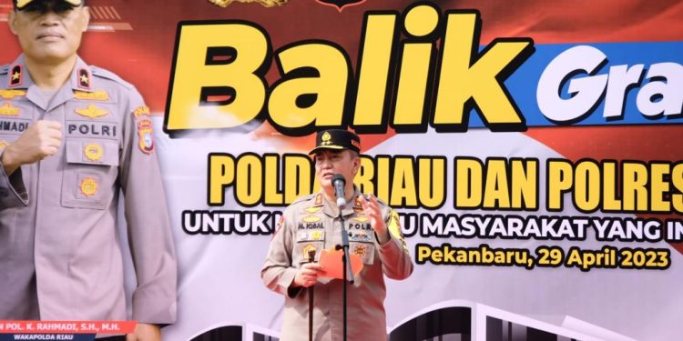 Lepas Mudik Balik, Kapolda Riau : Kita Antar Hingga Ke Daerah Asalnya Kembali