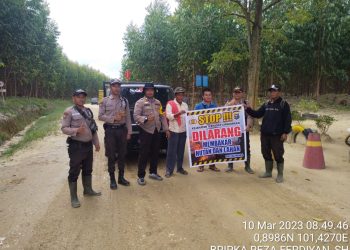 Konsisten Cegah Karhutla, Polres Siak Lakukan Hal Ini