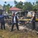 Tim Labfor Polda Riau lakukan penyelidikan kebakaran rumah di Kampung Pinang Sebatang Timur Kec. Tualang Kab.Siak