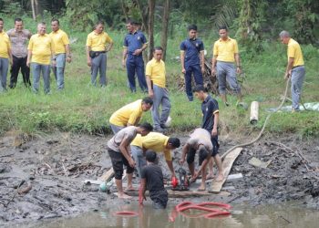 Tingkatkan Kemampuan dan Kesiapsiagaan Personil, Polres Siak Gelar Simulasi Dadakan Penanggulangan Karhutla