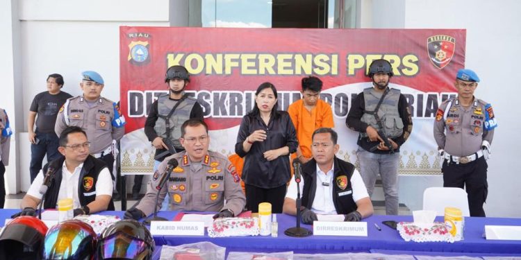 Polda Riau Riangkus 3 Komplotan Jambret 119 TKP