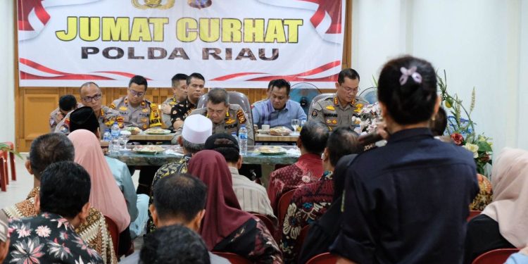 Polda Riau Kembali Gelar Jumat Curhat Bersama Masyarakat
