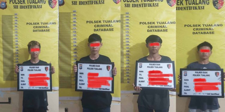 Tim Opsnal Polres Siak dan Polsek Tualang Ungkap Tindak Pidana Penganiayaan dan Pengeroyokan