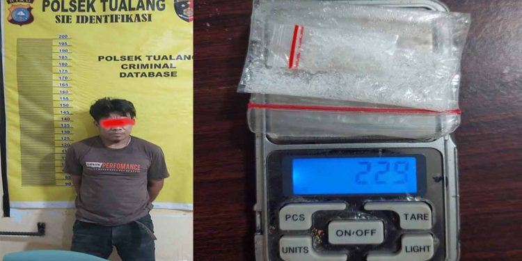 Tim Opsnal Polsek Tualang kembali amankan pelaku dalam penyalahgunaan Narkotika