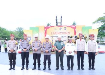 Serentak Sejajaran Polda Riau, Polres Siak Launching Polisi RW