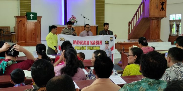 Tingkatkan Pelayanan, Polsek Tualang Gelar Minggu Kasih