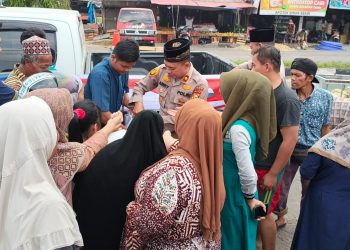 Jumat Berkah Berbagi, Kegiatan Rutinitas Polsek Tualang Setiap Hari Jumat