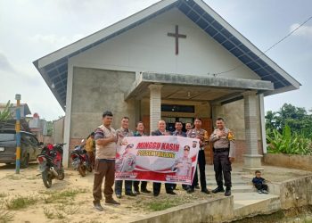 Polsek Tualang kembali melaksanakan Minggu Kasih
