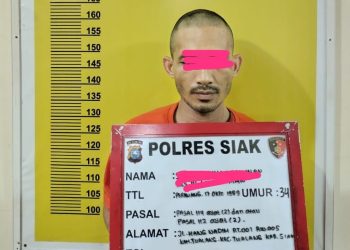 Tim Opsnal Satres Narkoba Polres Siak Amankan Satu Orang Pria Diduga Pelaku Penyalahgunaan Narkotika.