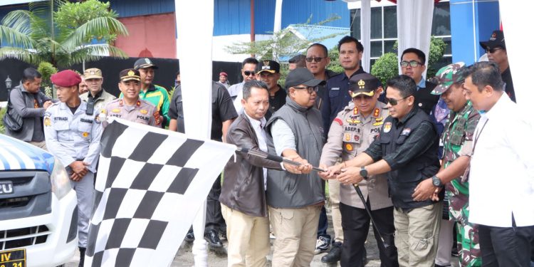Kapolres Siak Mewakili Polda Riau Dalam Rangka Pengamanan Serah Terima Surat Suara Pemilu 2024