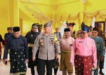 Dalam Rangka Cooling System, Kapolres Siak Silahturahmi Ke Lembaga Adat Melayu Riau (LAMR) Siak 